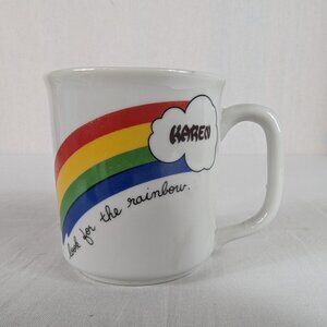 Look for the Rainbow Karen Coffee Mug Cup Vintage Collector Pride Vintage 1980s